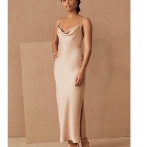 BHLDN Cali Charmuse Midi Cowl in Oyster